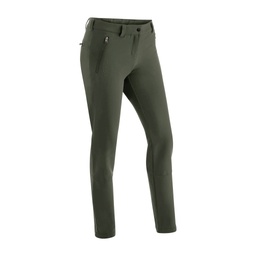 women's winter hiking pants Maier Sports Helga Slim green goose