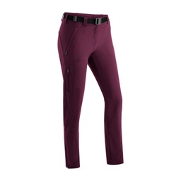 women's pants Maier Sports Lana Slim cherry wine