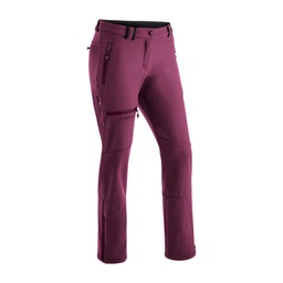 women's trousers Maier Sports Adakit W cherry wine