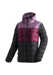 women's jacket Maier Sports Lomnica W black/berry paint/cherry wine